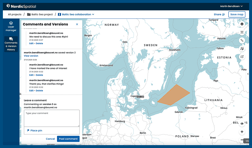 NordicSpatial screenshot